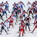 На гонках в Финляндии лыжники из России заняли все призовые места